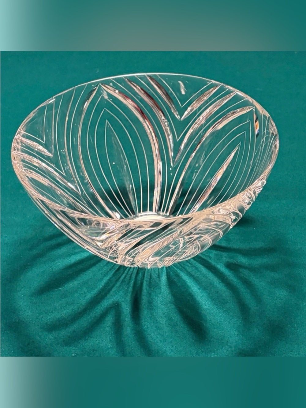 CJR Claus Josef Riedel Original Collectible Crystal Bowl
